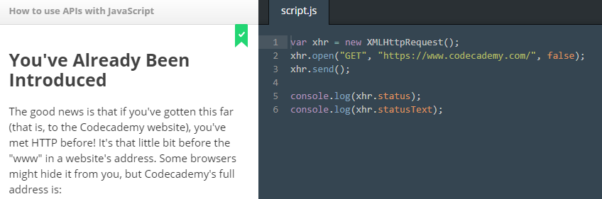 Tyson Hood - Web Dev - JavaScript Paractice - CodeCademy API course