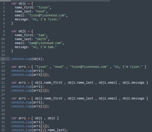 JavaScript Code - JavaScript Practice