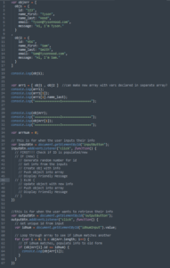 JavaScript Code for Day 5