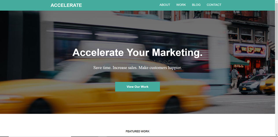 Accelerated Project - Tyson Hood Custom WordPress Websites