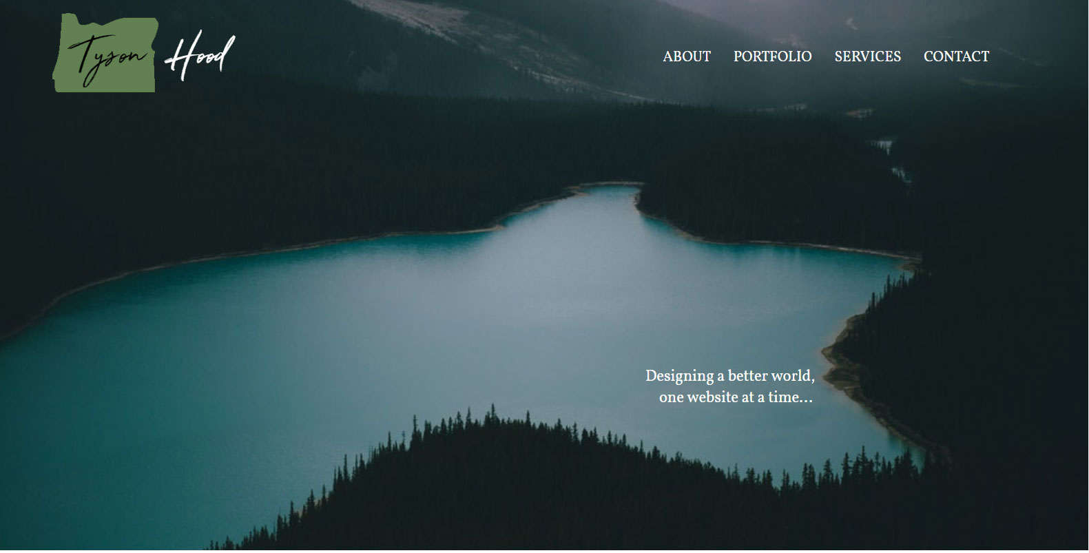 TysonHood.com Version 1 - Tyson Hood Custom WordPress Websites